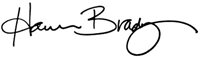 Howard Brady Signature Howard Brady Signature