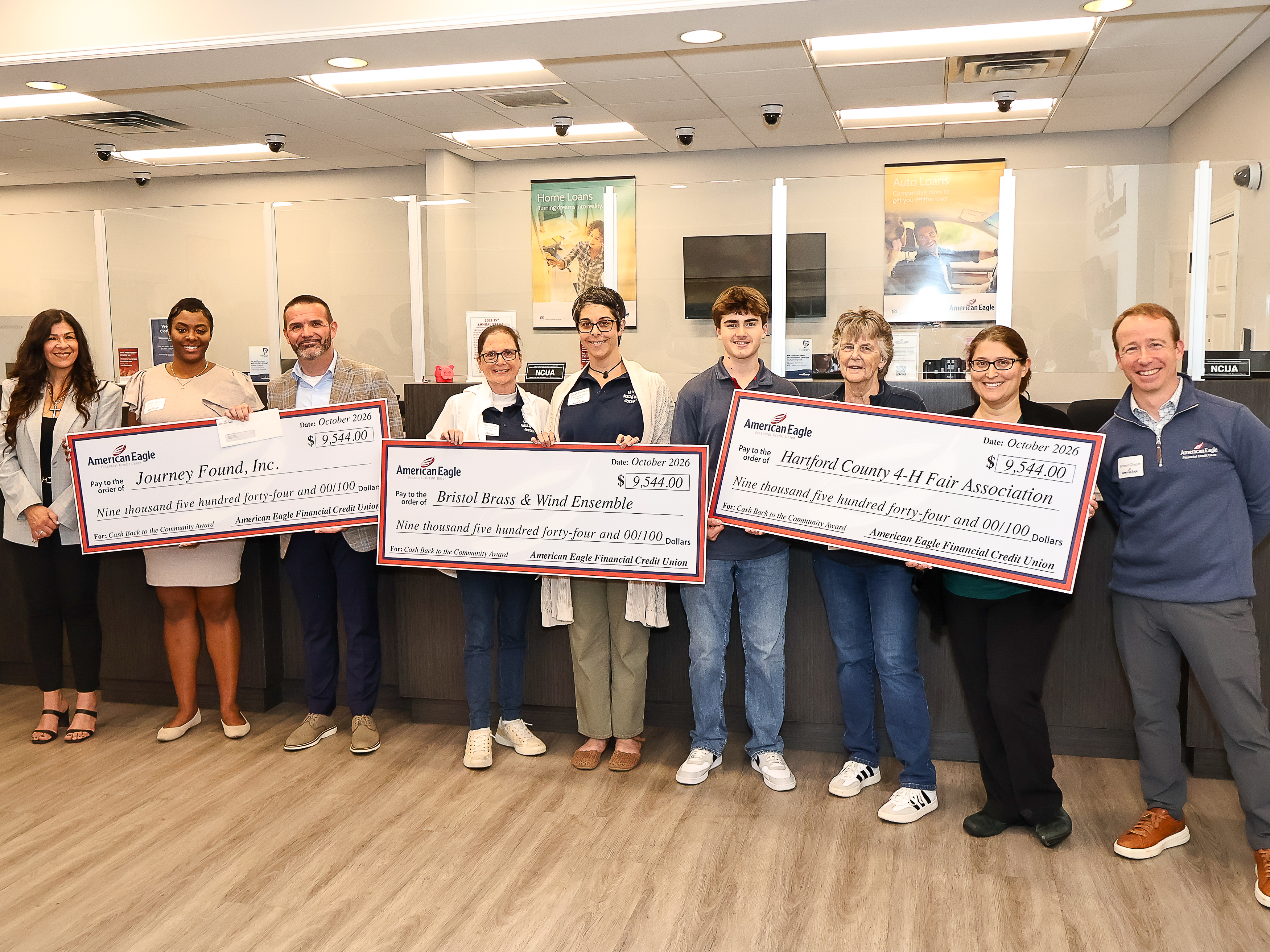 Q3 Cash Back to the Community Check Presentation