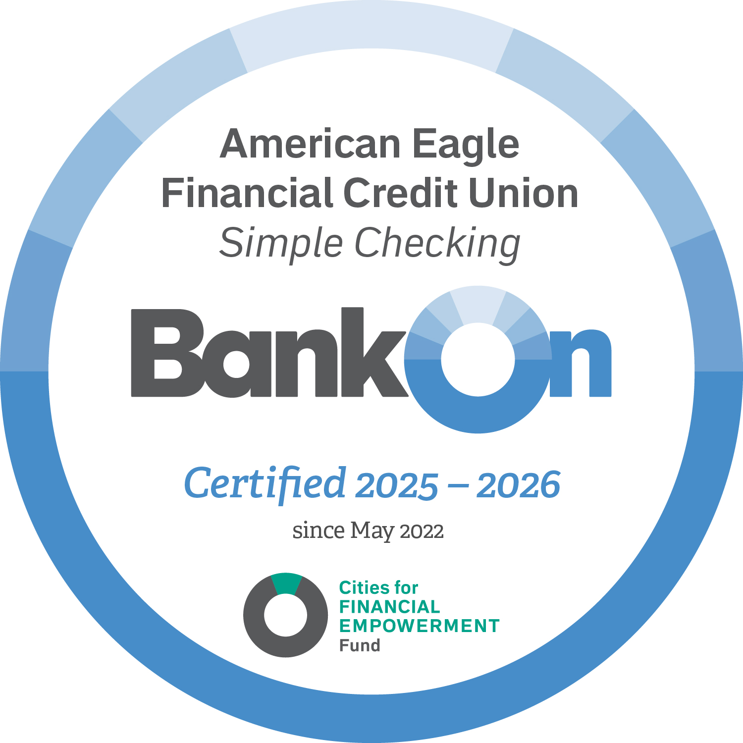 Simple Checking BankOn Logo.